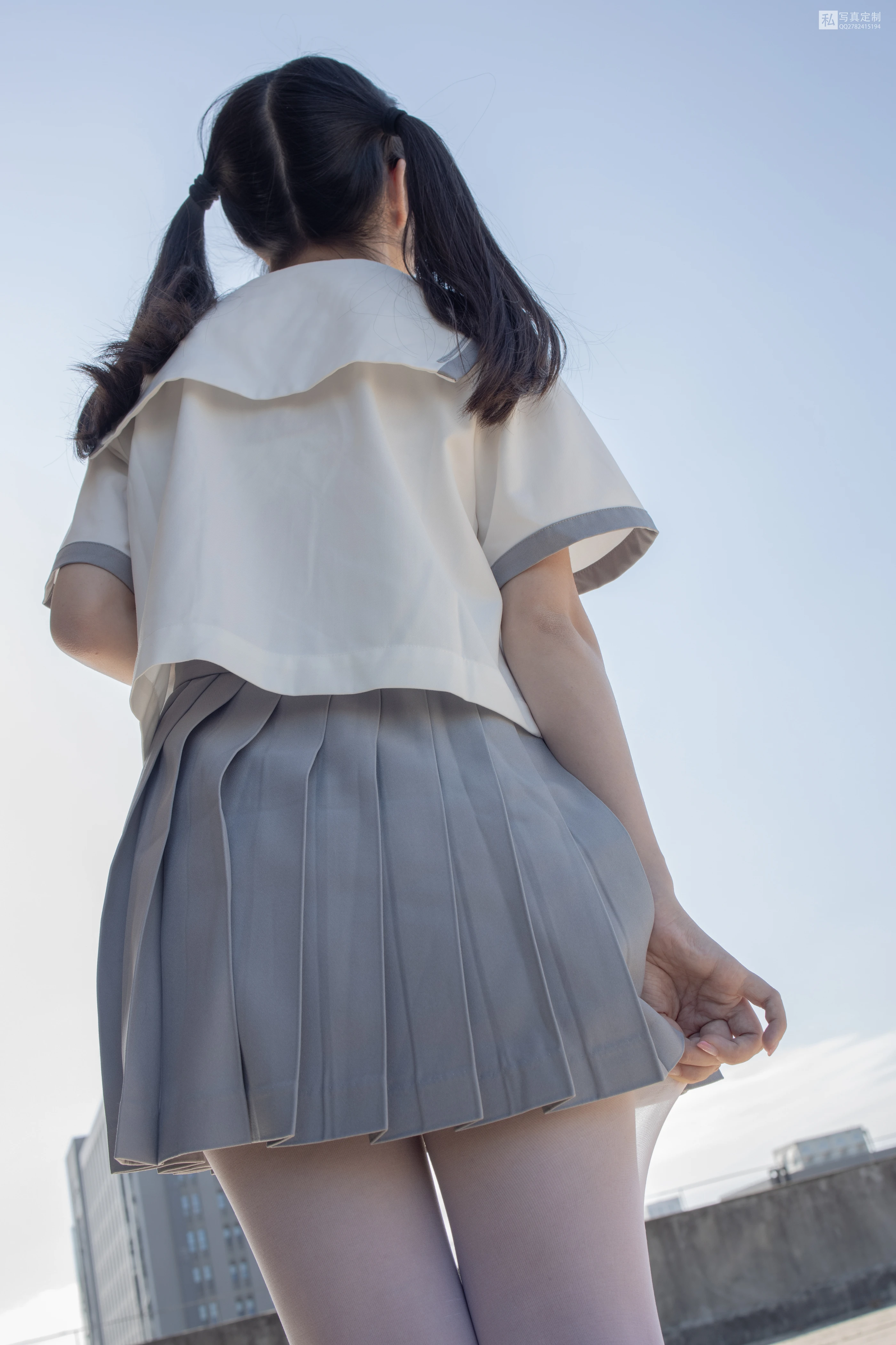 森萝财团 JKFUN-028 抑郁湖边与绝望天台 15D白丝 默陌 [58P 2V]插图1